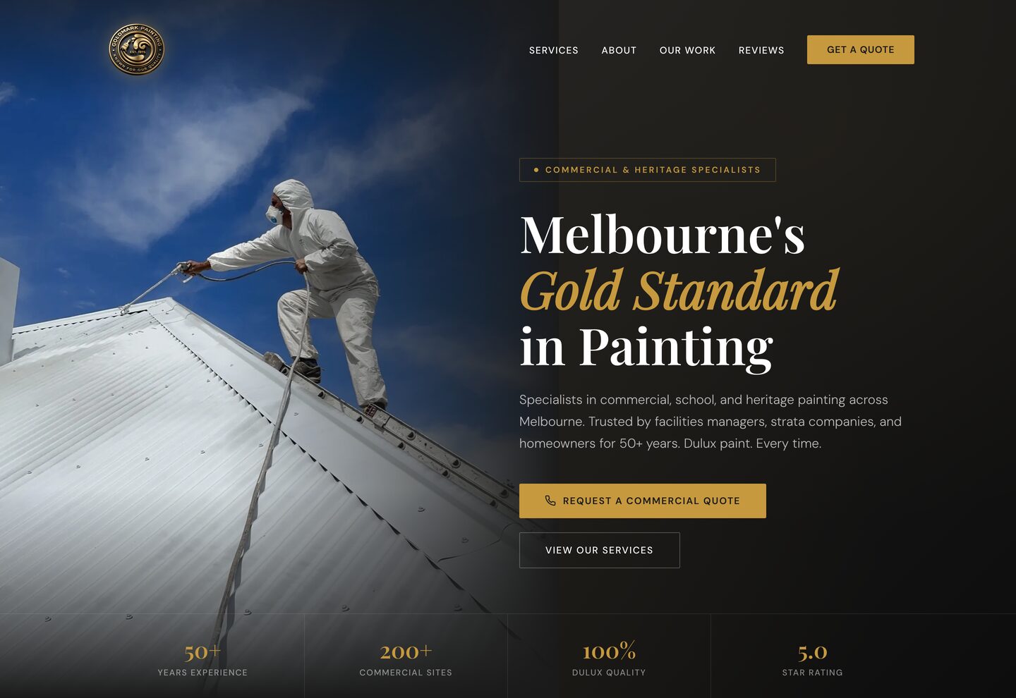 The Goldmark Painting website